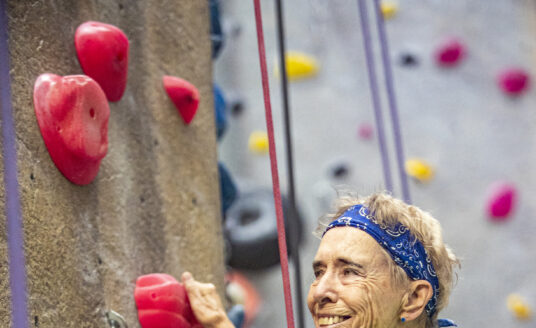 Marybel Cova Rock Climbing | Bethesda Senior Living