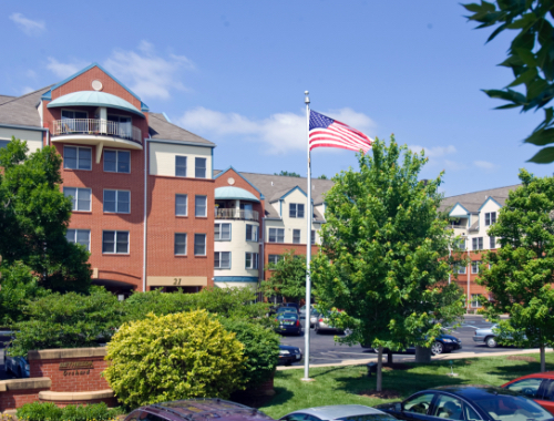 Outside of Bethesda Orchard independent living community