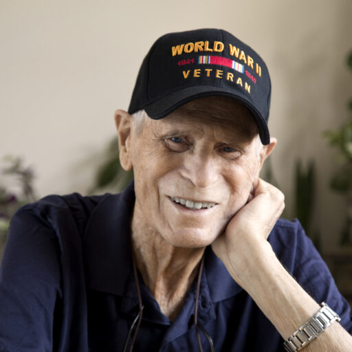 One among many senior veterans observing Memorial Day