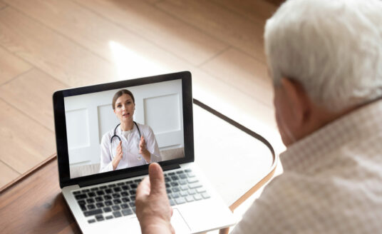 Telemedicine appointments allow seniors to keep connected with their doctors even during a pandemic