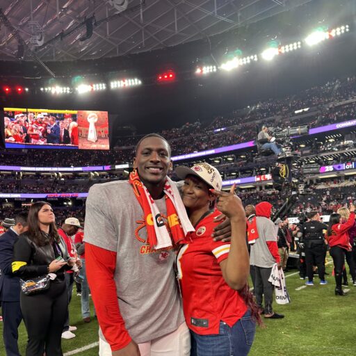 Terry and Tershawn Wharton - Bethesda's biggest Kansas City Chiefs fan